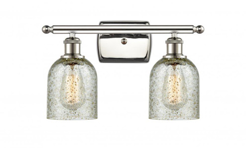 Caledonia - 2 Light - 15 inch - Polished Nickel - Bath Vanity Light (3442|516-2W-PN-G259-LED)