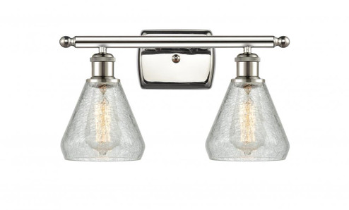 Conesus - 2 Light - 16 inch - Polished Nickel - Bath Vanity Light (3442|516-2W-PN-G275)