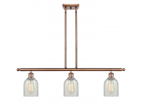 Caledonia - 3 Light - 36 inch - Antique Copper - Cord hung - Island Light (3442|516-3I-AC-G2511)