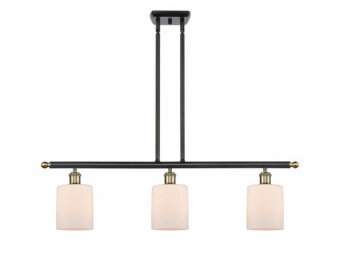 Cobbleskill - 3 Light - 36 inch - Black Antique Brass - Stem hung - Island Light (3442|516-3I-BAB-G111-LED)
