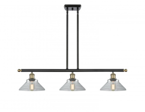Orwell - 3 Light - 36 inch - Black Antique Brass - Stem hung - Island Light (3442|516-3I-BAB-G132)