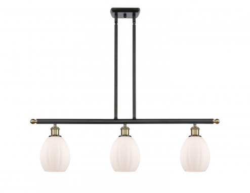 Eaton - 3 Light - 36 inch - Black Antique Brass - Stem hung - Island Light (3442|516-3I-BAB-G81)
