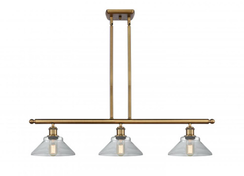 Orwell - 3 Light - 36 inch - Brushed Brass - Cord hung - Island Light (3442|516-3I-BB-G132)