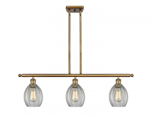Eaton - 3 Light - 36 inch - Brushed Brass - Stem hung - Island Light (3442|516-3I-BB-G82-LED)