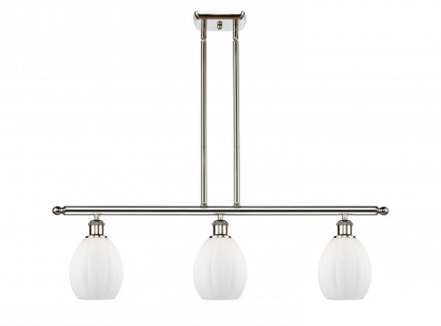 Eaton - 3 Light - 36 inch - Polished Nickel - Stem hung - Island Light (3442|516-3I-PN-G81)