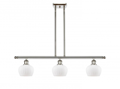 Fenton - 3 Light - 36 inch - Polished Nickel - Stem hung - Island Light (3442|516-3I-PN-G91)