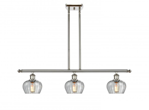 Fenton - 3 Light - 36 inch - Polished Nickel - Stem hung - Island Light (3442|516-3I-PN-G92)