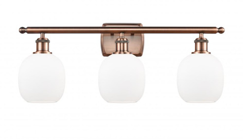 Belfast - 3 Light - 26 inch - Antique Copper - Bath Vanity Light (3442|516-3W-AC-G101)