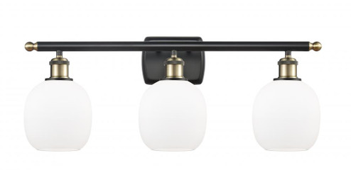 Belfast - 3 Light - 26 inch - Black Antique Brass - Bath Vanity Light (3442|516-3W-BAB-G101-LED)