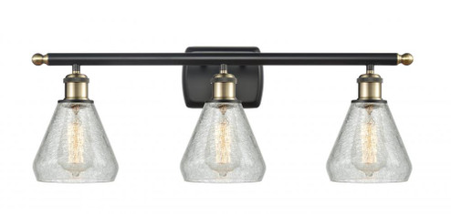 Conesus - 3 Light - 26 inch - Black Antique Brass - Bath Vanity Light (3442|516-3W-BAB-G275-LED)