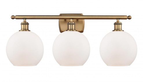 Athens - 3 Light - 28 inch - Brushed Brass - Bath Vanity Light (3442|516-3W-BB-G121-LED)
