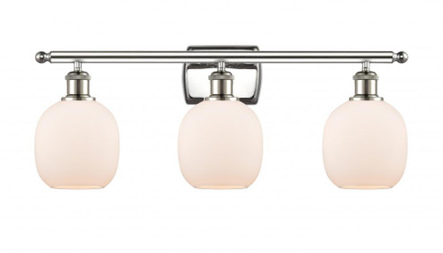 Belfast - 3 Light - 26 inch - Polished Nickel - Bath Vanity Light (3442|516-3W-PN-G101-LED)