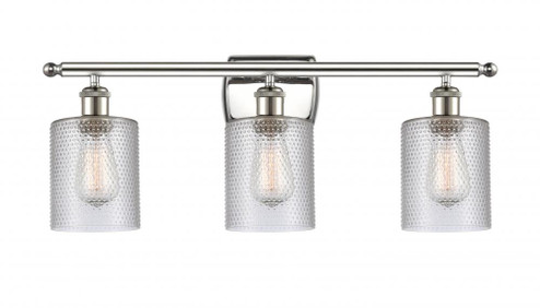 Cobbleskill - 3 Light - 25 inch - Polished Nickel - Bath Vanity Light (3442|516-3W-PN-G112-LED)