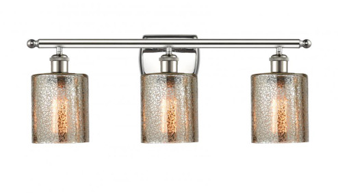 Cobbleskill - 3 Light - 25 inch - Polished Nickel - Bath Vanity Light (3442|516-3W-PN-G116-LED)