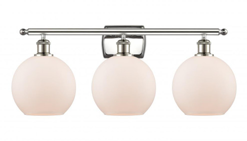 Athens - 3 Light - 28 inch - Polished Nickel - Bath Vanity Light (3442|516-3W-PN-G121-LED)