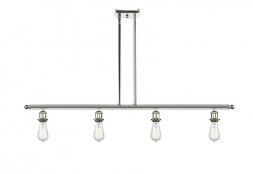 Bare Bulb - 4 Light - 48 inch - Polished Nickel - Stem hung - Island Light (3442|516-4I-PN)