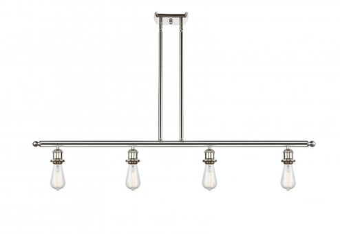 Bare Bulb - 4 Light - 48 inch - Polished Nickel - Cord hung - Island Light (3442|516-4I-PN-LED)