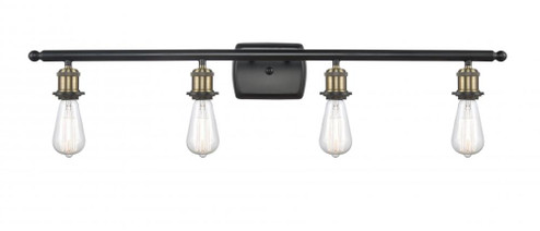 Bare Bulb - 4 Light - 36 inch - Black Antique Brass - Bath Vanity Light (3442|516-4W-BAB)