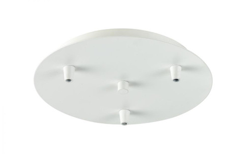 3 Light Round Multi Port Canopy (3442|113-W)