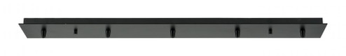 5 Light Rectangular Multi Port Canopy (3442|125-BK)