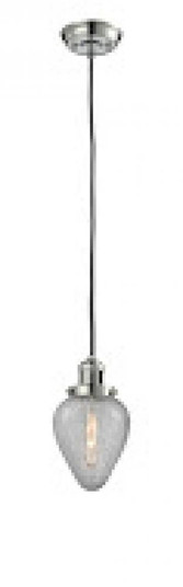Geneseo - 1 Light - 7 inch - Polished Nickel - Cord hung - Mini Pendant (3442|201C-PN-G165-LED)