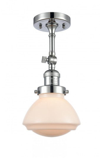 Olean - 1 Light - 7 inch - Polished Chrome - Adjustable Semi-Flush Mount (3442|201F-PC-G321)