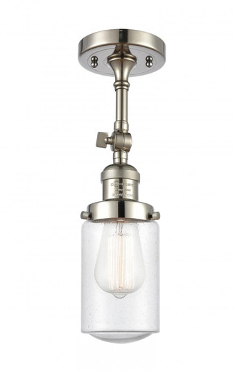 Dover - 1 Light - 5 inch - Polished Nickel - Adjustable Semi-Flush Mount (3442|201F-PN-G314)