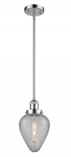 Geneseo - 1 Light - 7 inch - Polished Chrome - Stem Hung - Mini Pendant (3442|201S-PC-G165-LED)