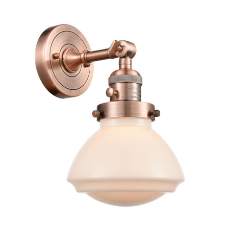 Olean - 1 Light - 7 inch - Antique Copper - Adjustable Sconce (3442|203SW-AC-G321)