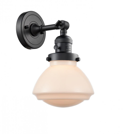 Olean - 1 Light - 7 inch - Matte Black - Adjustable Sconce (3442|203SW-BK-G321)
