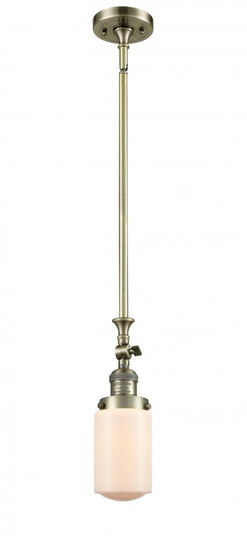 Dover - 1 Light - 5 inch - Antique Brass - Stem Hung - Adjustable Mini Pendant (3442|206-AB-G311-LED)
