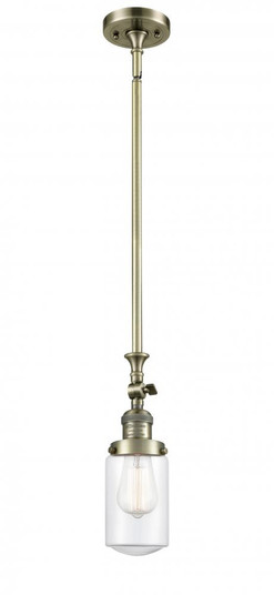 Dover - 1 Light - 5 inch - Antique Brass - Stem Hung - Adjustable Mini Pendant (3442|206-AB-G312-LED)