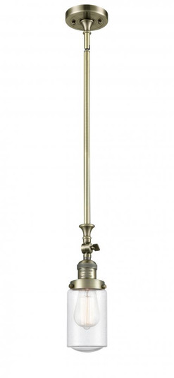 Dover - 1 Light - 5 inch - Antique Brass - Stem Hung - Adjustable Mini Pendant (3442|206-AB-G314-LED)