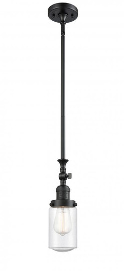 Dover - 1 Light - 5 inch - Matte Black - Stem Hung - Adjustable Mini Pendant (3442|206-BK-G314)