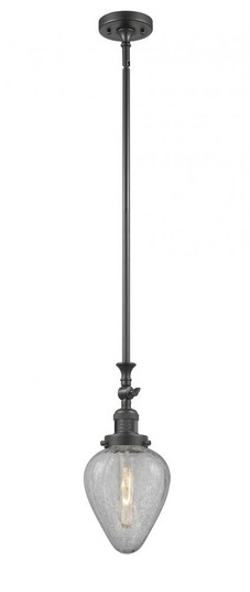Geneseo - 1 Light - 7 inch - Oil Rubbed Bronze - Stem Hung - Adjustable Mini Pendant (3442|206-OB-G165-LED)