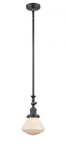 Olean - 1 Light - 7 inch - Oil Rubbed Bronze - Stem Hung - Adjustable Mini Pendant (3442|206-OB-G321)