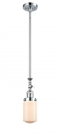 Dover - 1 Light - 5 inch - Polished Chrome - Stem Hung - Adjustable Mini Pendant (3442|206-PC-G311)