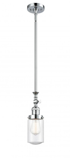 Dover - 1 Light - 5 inch - Polished Chrome - Stem Hung - Adjustable Mini Pendant (3442|206-PC-G314-LED)