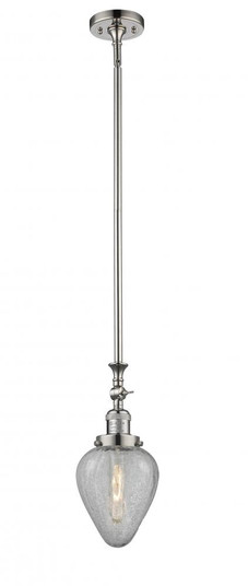 Geneseo - 1 Light - 7 inch - Polished Nickel - Stem Hung - Adjustable Mini Pendant (3442|206-PN-G165-LED)