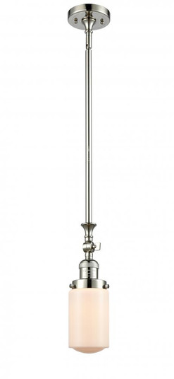 Dover - 1 Light - 5 inch - Polished Nickel - Stem Hung - Adjustable Mini Pendant (3442|206-PN-G311-LED)