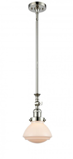Olean - 1 Light - 7 inch - Polished Nickel - Stem Hung - Adjustable Mini Pendant (3442|206-PN-G321)