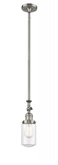 Dover - 1 Light - 5 inch - Brushed Satin Nickel - Stem Hung - Adjustable Mini Pendant (3442|206-SN-G312-LED)