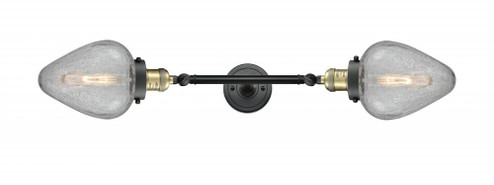 Geneseo - 2 Light - 7 inch - Black Antique Brass - Adjustable Bath Vanity Light (3442|208L-BAB-G165-LED)