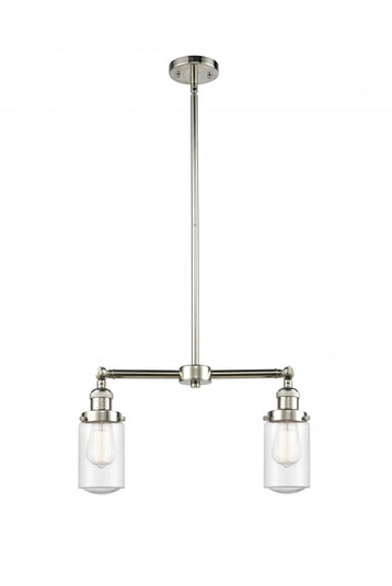 Dover - 2 Light - 21 inch - Polished Nickel - Stem Hung - Adjustable Island Light (3442|209-PN-G314-LED)