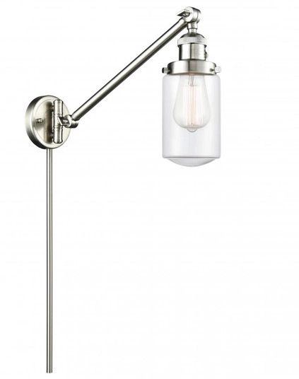 Dover - 1 Light - 5 inch - Brushed Satin Nickel -Adjustable Swing Arm (3442|237-SN-G312)