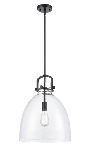 Newton Bell - 1 Light - 14 inch - Matte Black - Stem hung - Pendant (3442|412-1S-BK-14CL)