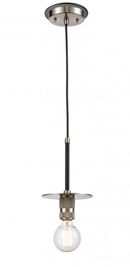 Aurora - 1 Light - 6 inch - Black Satin Nickel - Cord hung - Mini Pendant (3442|431-1P-BSN-LED)