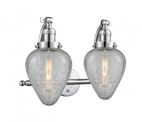 Geneseo - 2 Light - 18 inch - Polished Chrome - Adjustable Bath Vanity Light (3442|515-2W-PC-G165-LED)