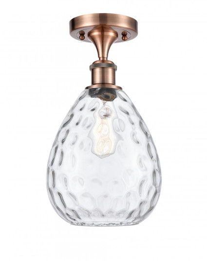 Waverly - 1 Light - 8 inch - Antique Copper - Semi-Flush Mount (3442|516-1C-AC-G372)