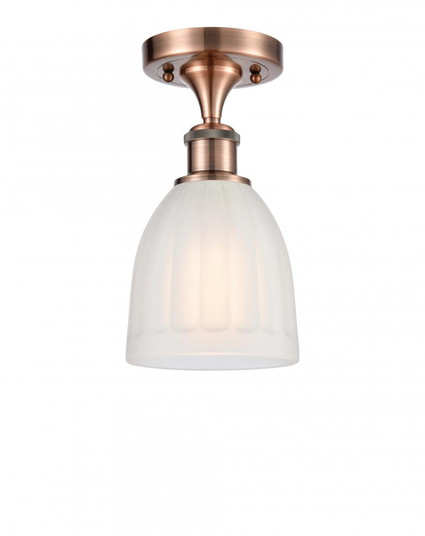 Brookfield - 1 Light - 6 inch - Antique Copper - Semi-Flush Mount (3442|516-1C-AC-G441-LED)